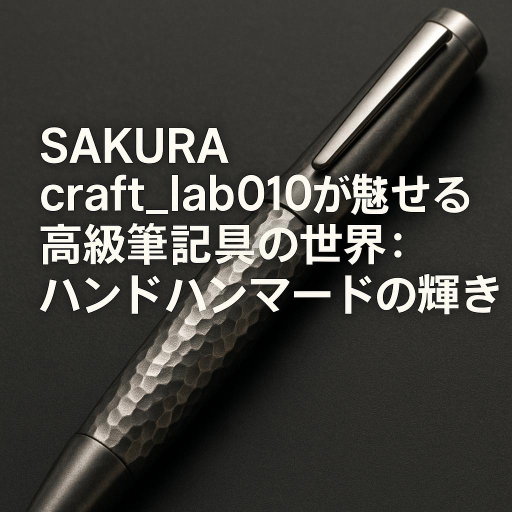 SAKURA craft_lab010が魅せる高級筆記具の世界：ハンドハンマードの輝き