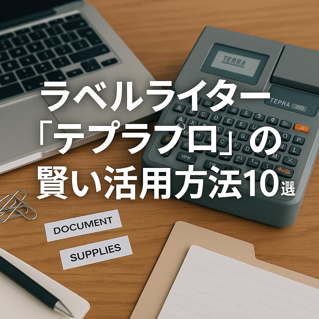 ラベルライター「テプラプロ」の賢い活用方法10選