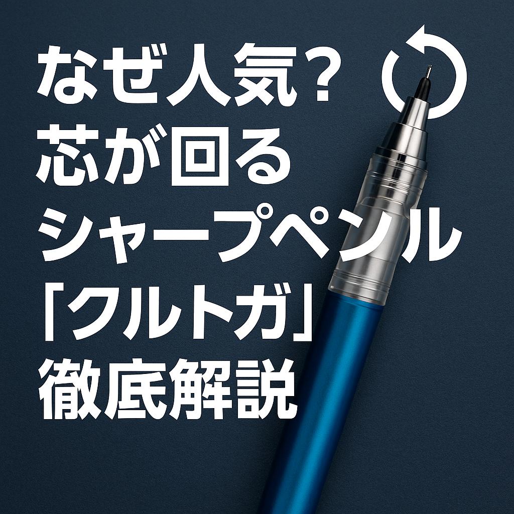 なぜ人気？芯が回るシャープペンシル「クルトガ」徹底解説