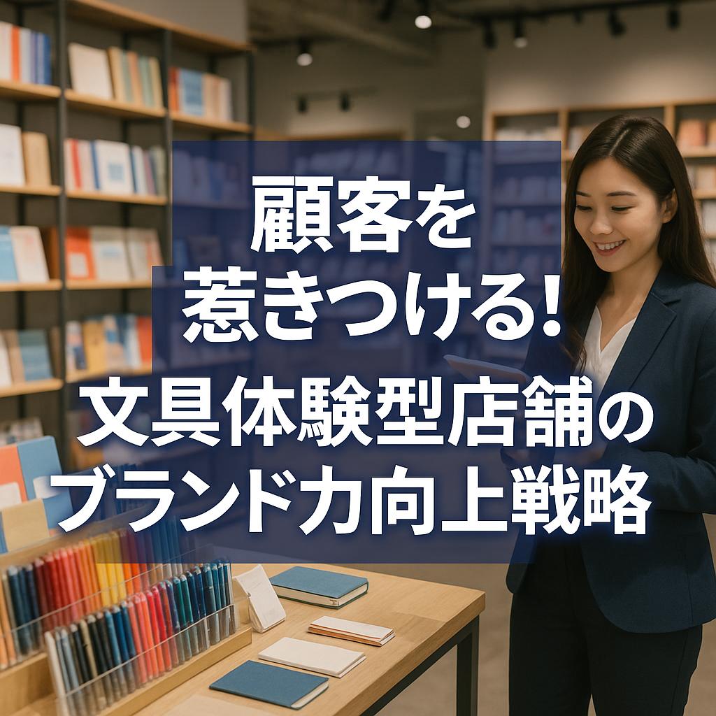 顧客を惹きつける！文具体験型店舗のブランド力向上戦略