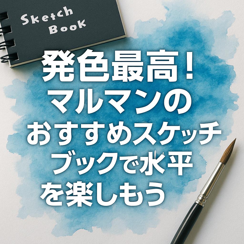 発色最高！マルマンのおすすめスケッチブックで水彩画を楽しもう