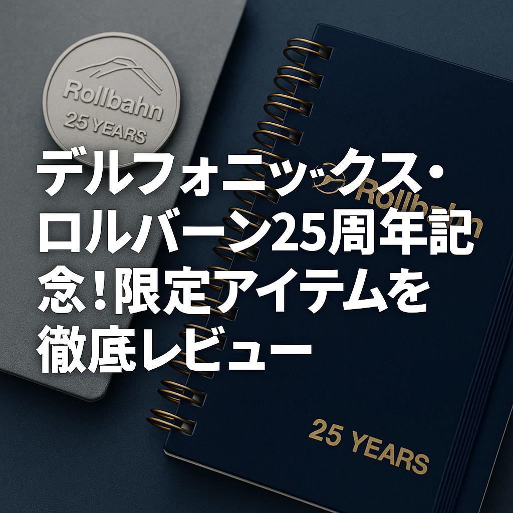 デルフォニックス・ロルバーン25周年記念!限定アイテムを徹底レビュー