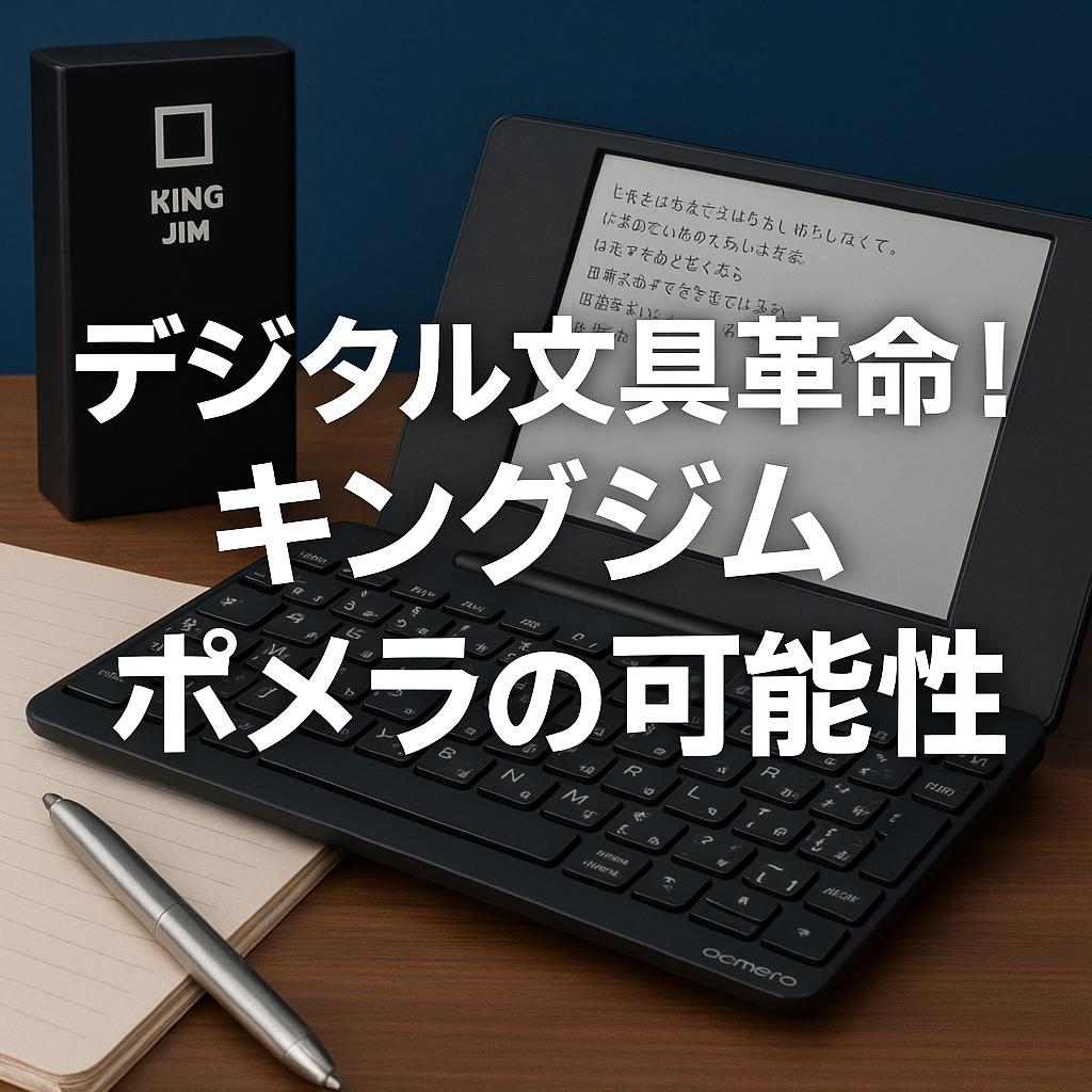 デジタル文具革命！キングジム ポメラの可能性