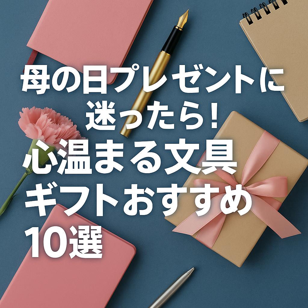 母の日プレゼントに迷ったら！心温まる文具ギフトおすすめ10選