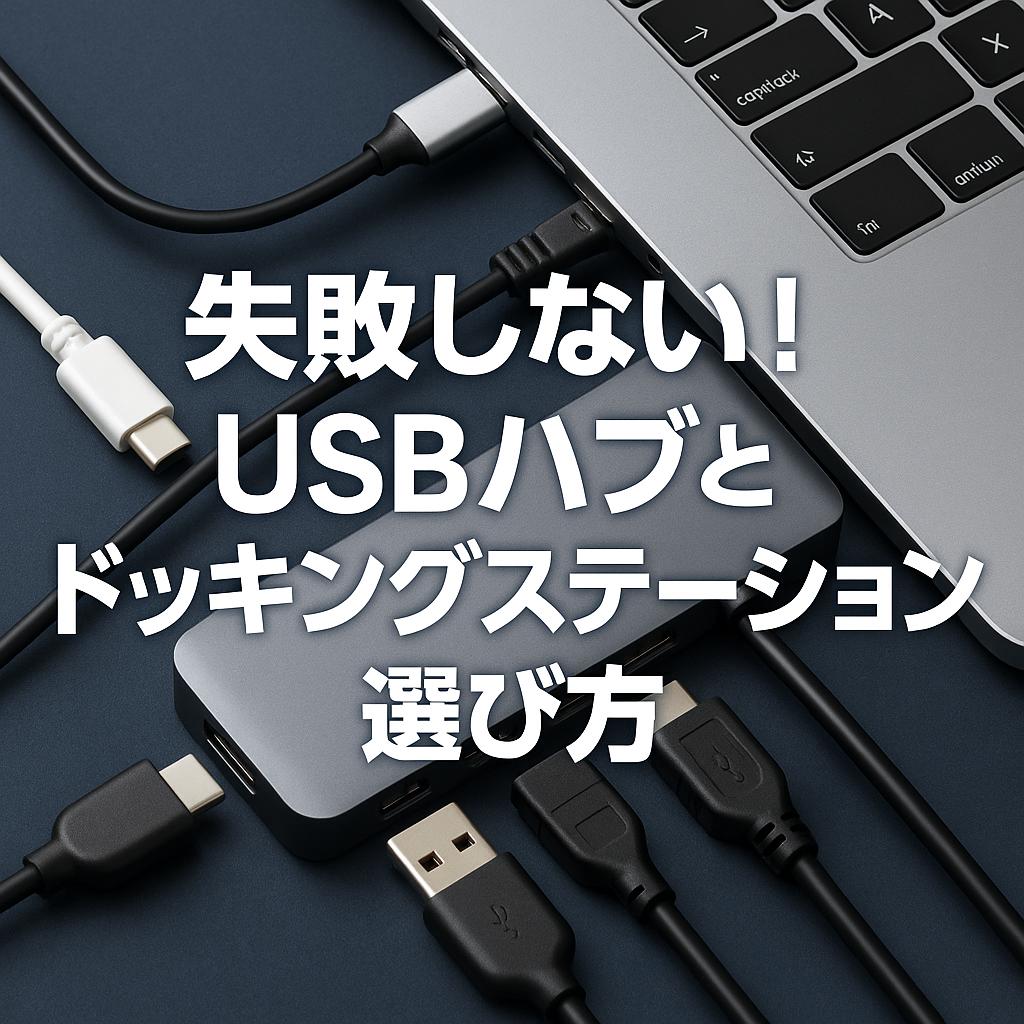 失敗しない！USBハブとドッキングステーション選び方
