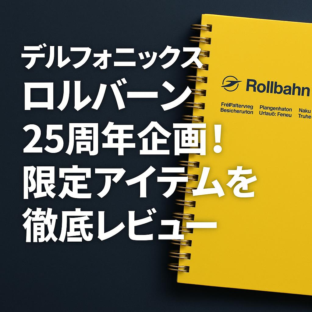 デルフォニックス ロルバーン 25周年企画!限定アイテムを徹底レビュー