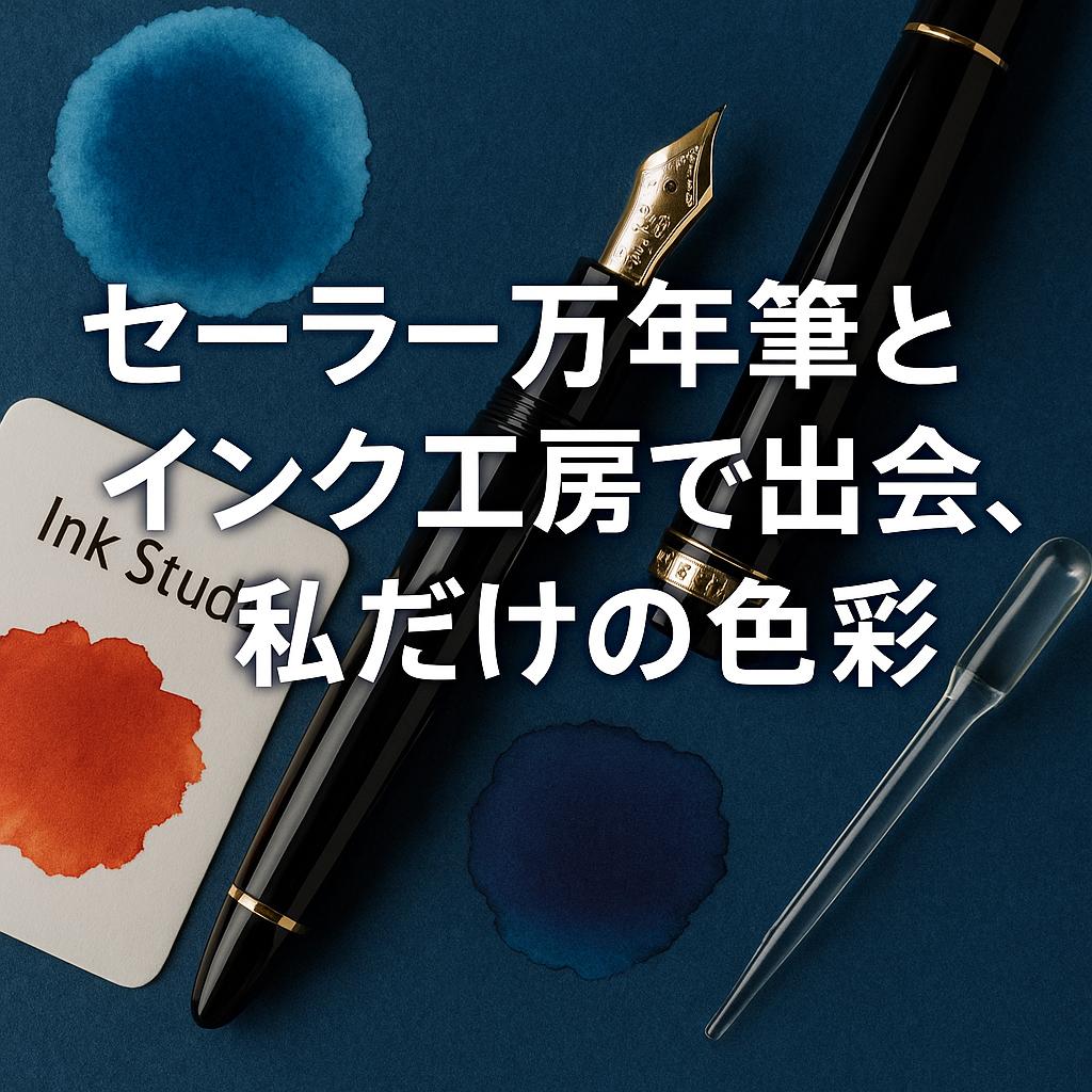 セーラー万年筆とインク工房で出会う、私だけの色彩