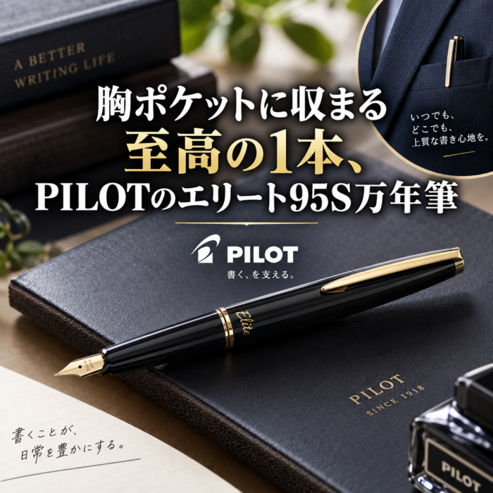 胸ポケットに収まる至高の1本、PILOTのエリート95S万年筆