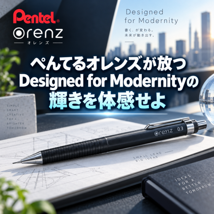 ぺんてるオレンズが放つDesigned for Modernityの輝きを体感せよ
